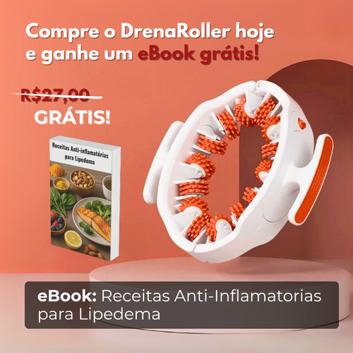 DrenaRoller Massageador Linfático para Lipedema e Celulite