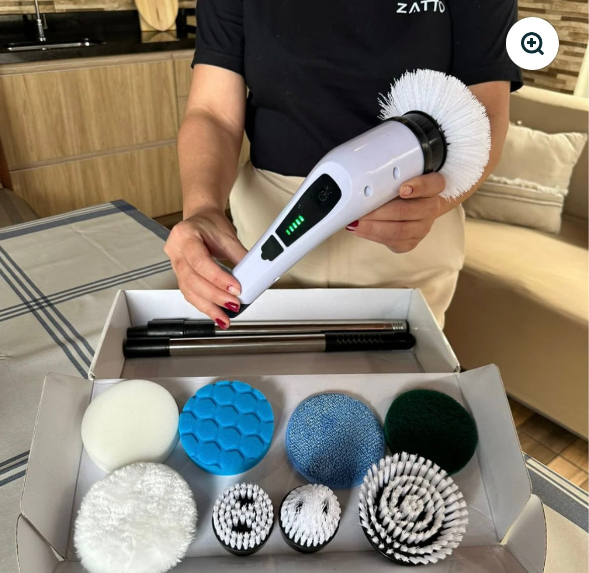 Escova 9 em 1 - Frete Grátis